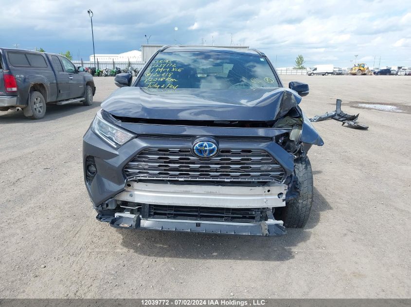 2021 Toyota Rav4 Hybrid Xle VIN: 2T3RWRFVXMW120418 Lot: 12039772