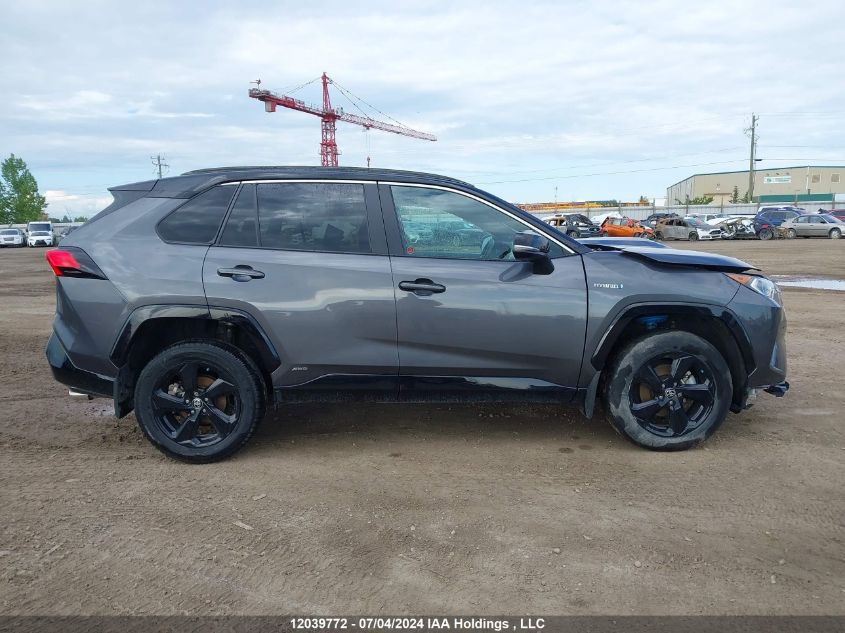 2021 Toyota Rav4 Hybrid Xle VIN: 2T3RWRFVXMW120418 Lot: 12039772