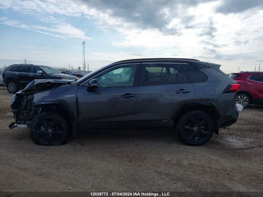 2021 Toyota Rav4 Hybrid Xle VIN: 2T3RWRFVXMW120418 Lot: 12039772