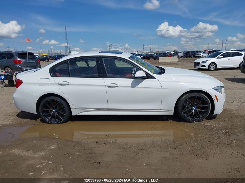 2016 BMW 328I xDrive VIN: WBA8E3G5XGNU03694 Lot: 12039798