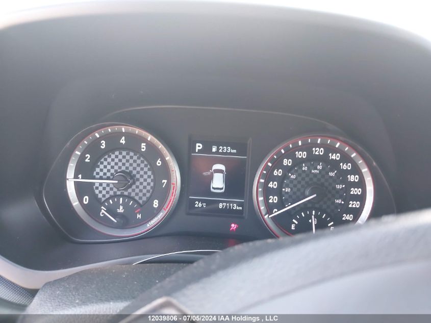 2019 Hyundai Veloster Premium VIN: KMHTG6AF3KU010351 Lot: 12039806