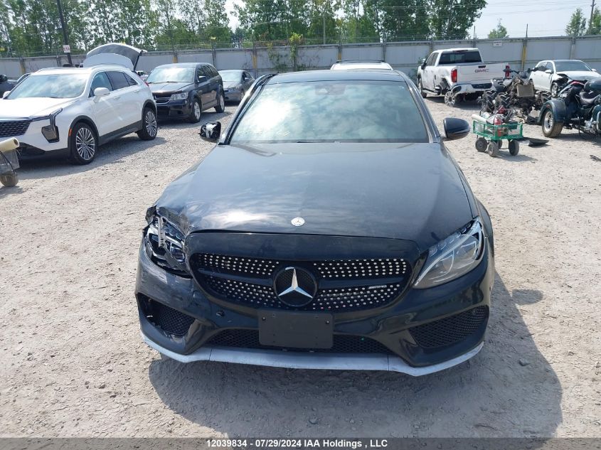 2017 Mercedes-Benz C-Class VIN: 55SWF6EB2HU197092 Lot: 12039834