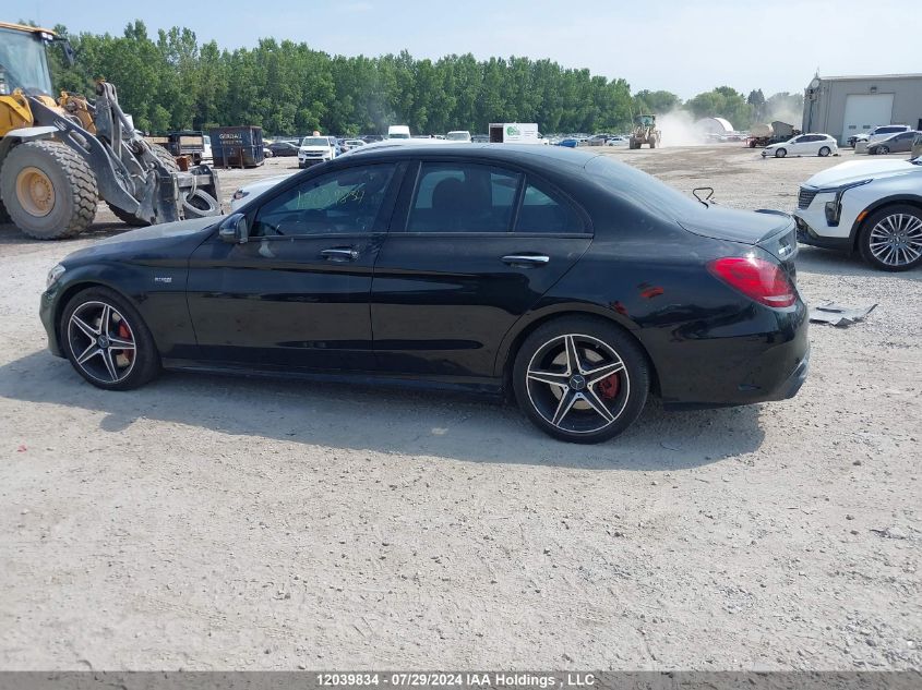 2017 Mercedes-Benz C-Class VIN: 55SWF6EB2HU197092 Lot: 12039834