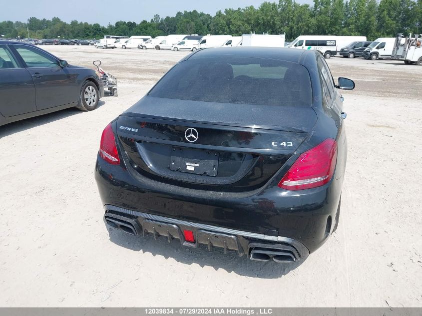 2017 Mercedes-Benz C-Class VIN: 55SWF6EB2HU197092 Lot: 12039834