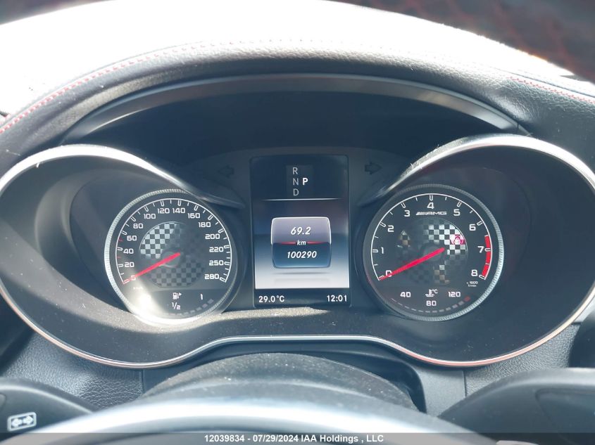 2017 Mercedes-Benz C-Class VIN: 55SWF6EB2HU197092 Lot: 12039834