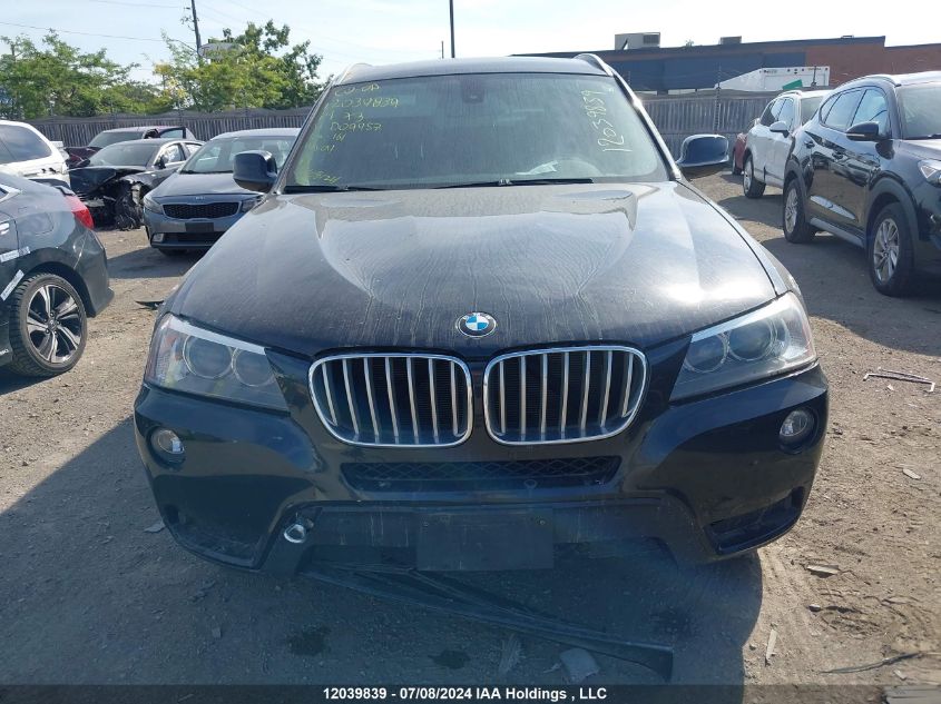 2014 BMW X3 VIN: 5UXWX9C55E0D09957 Lot: 12039839