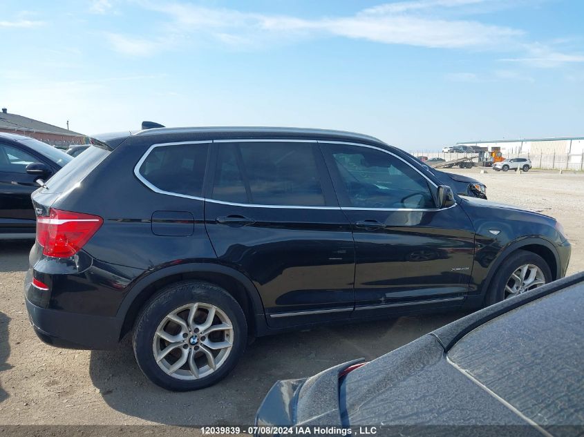 2014 BMW X3 VIN: 5UXWX9C55E0D09957 Lot: 12039839