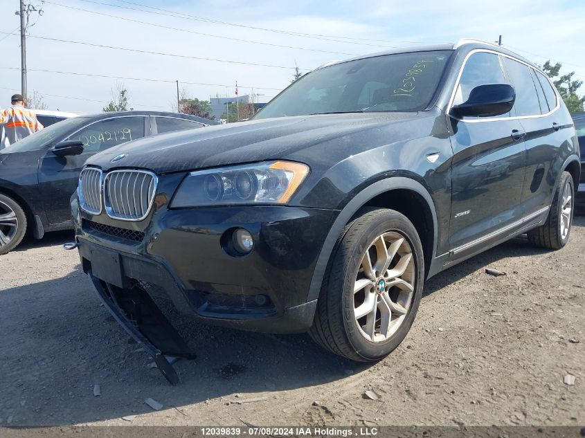 2014 BMW X3 VIN: 5UXWX9C55E0D09957 Lot: 12039839