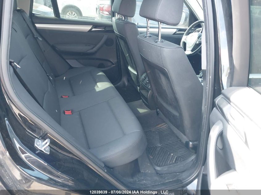 2014 BMW X3 VIN: 5UXWX9C55E0D09957 Lot: 12039839