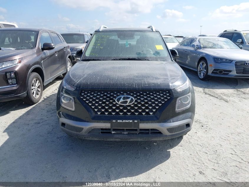 2022 Hyundai Venue Ultimate With Black Interior VIN: KMHRC8A30NU198144 Lot: 12039840