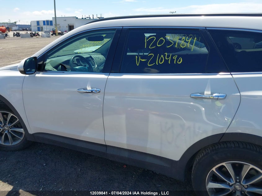 2017 Hyundai Santa Fe VIN: KM8SNDHF3HU210490 Lot: 12039841