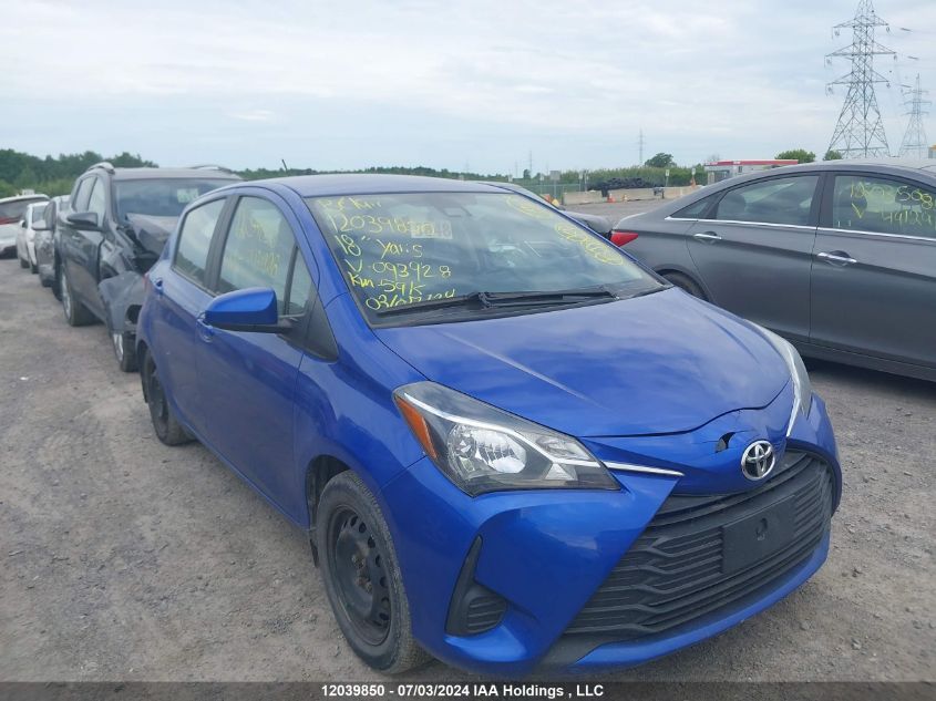 2018 Toyota Yaris VIN: VNKKTUD36JA093928 Lot: 12039850