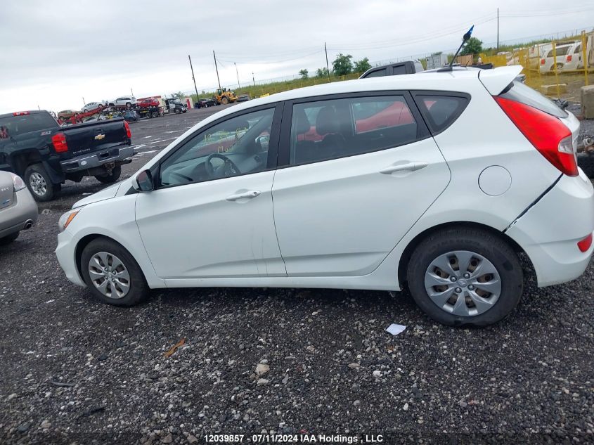 2015 Hyundai Accent VIN: KMHCT5AE6FU220011 Lot: 12039857