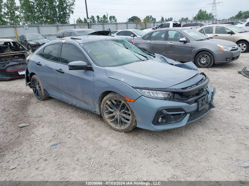 2020 Honda Civic Hatchback VIN: SHHFK7H95LU302646 Lot: 12039860