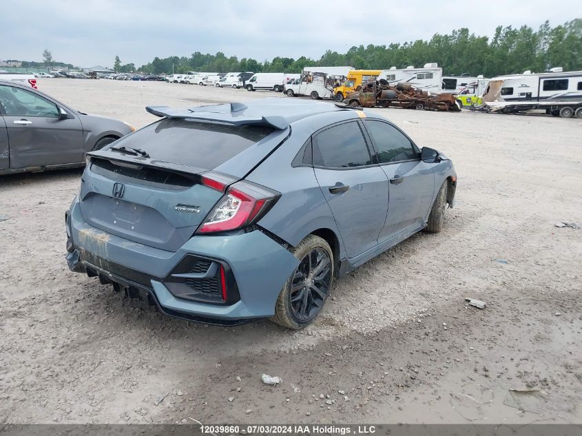 2020 Honda Civic Hatchback VIN: SHHFK7H95LU302646 Lot: 12039860