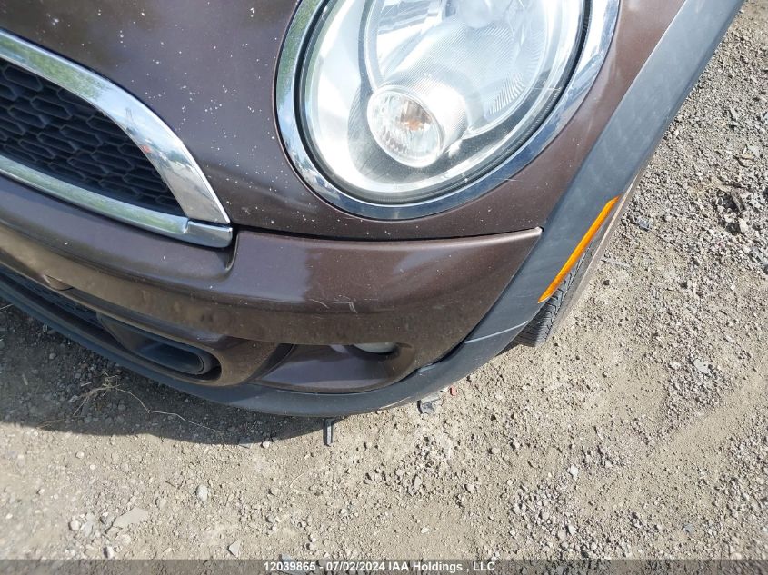 2012 Mini Cooper S VIN: WMWSV3C57CTY17503 Lot: 12039865