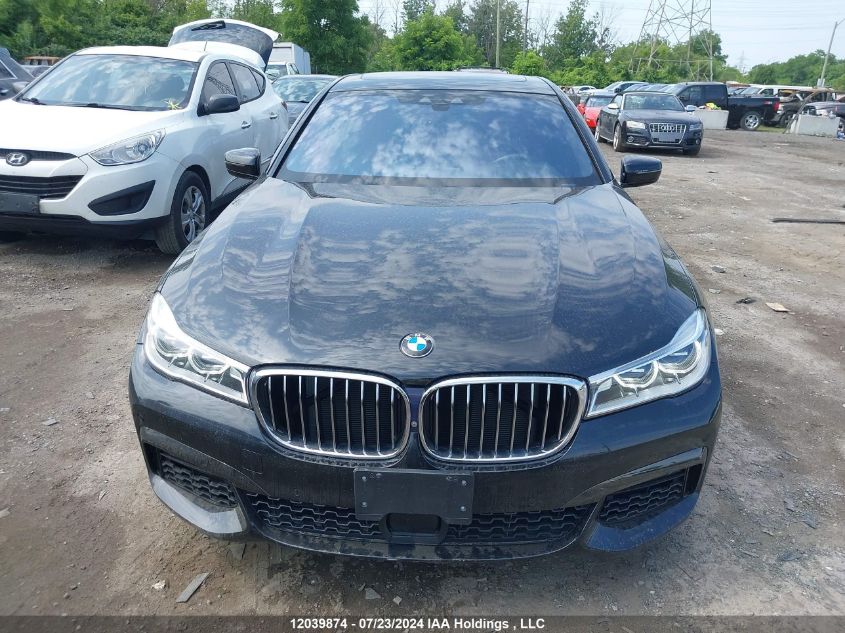 2019 BMW 7 Series VIN: WBA7B0C51KG527407 Lot: 12039874