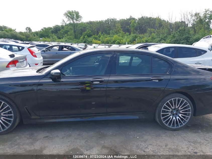 2019 BMW 7 Series VIN: WBA7B0C51KG527407 Lot: 12039874