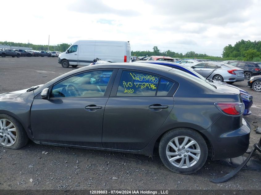 2012 Mazda Mazda3 VIN: JM1BL1V74C1619386 Lot: 12039883