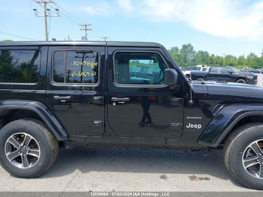 2023 Jeep Wrangler Sahara VIN: 1C4HJXEN3PW606977 Lot: 12039884