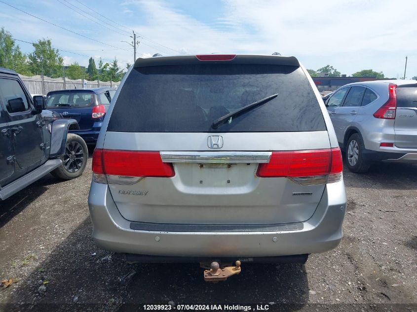 2010 Honda Odyssey Touring VIN: 5FNRL3H88AB504891 Lot: 12039923