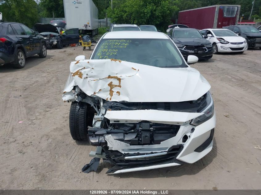 2022 Nissan Sentra VIN: 3N1AB8BV1NY299200 Lot: 12039926