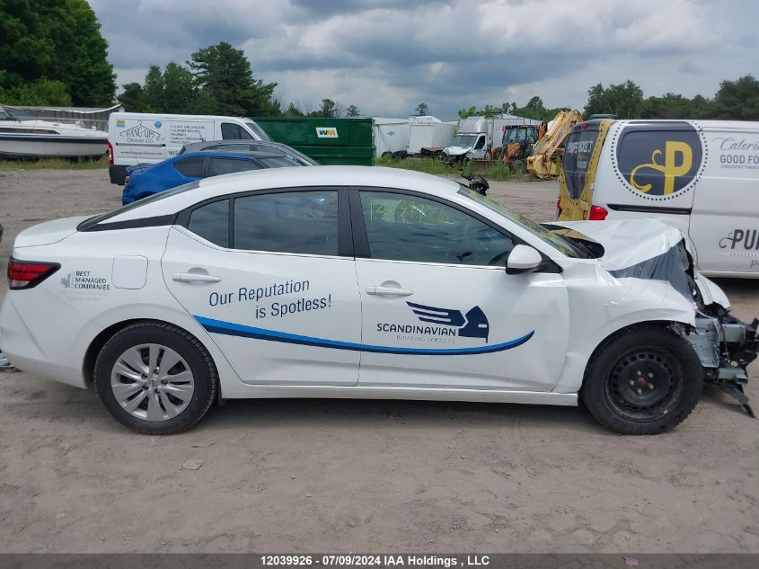 2022 Nissan Sentra VIN: 3N1AB8BV1NY299200 Lot: 12039926