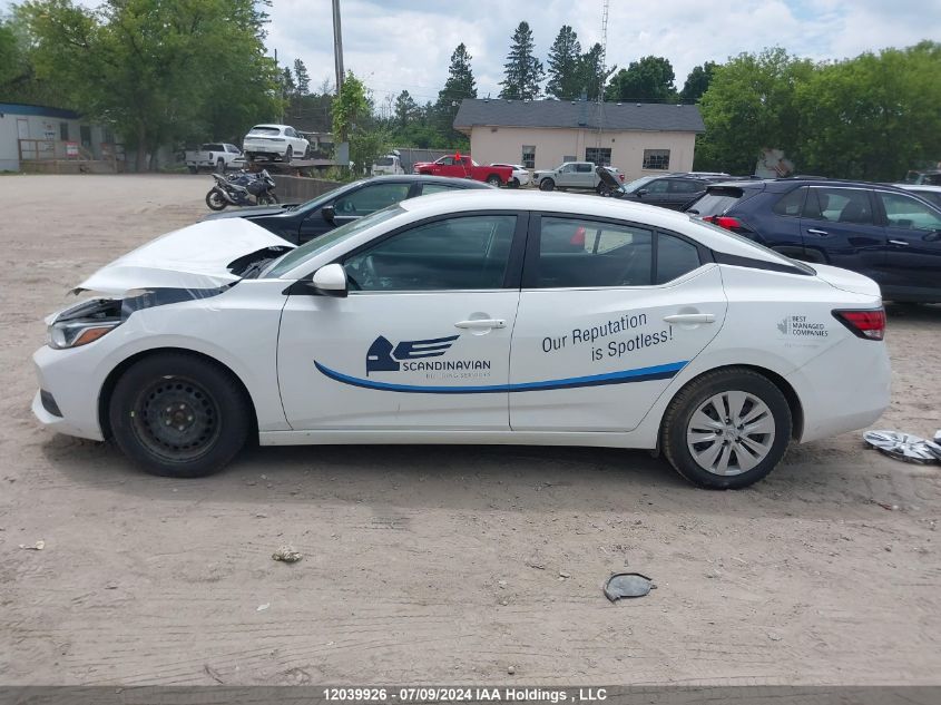 2022 Nissan Sentra VIN: 3N1AB8BV1NY299200 Lot: 12039926