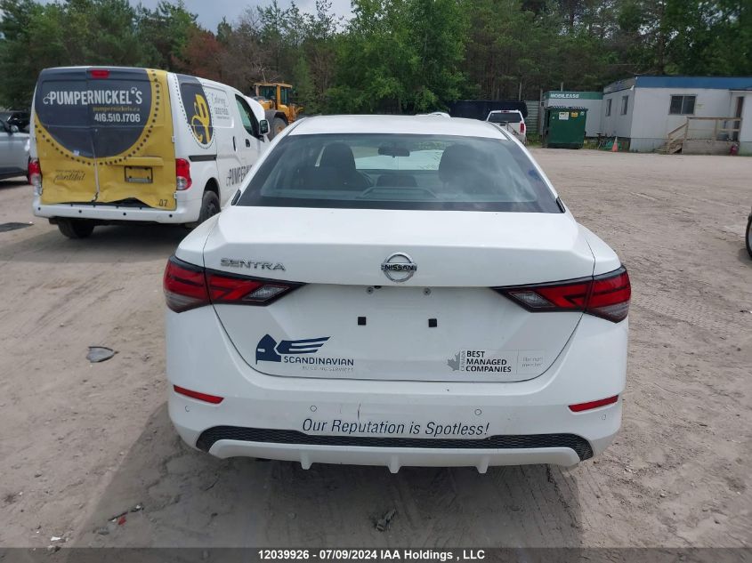 2022 Nissan Sentra VIN: 3N1AB8BV1NY299200 Lot: 12039926