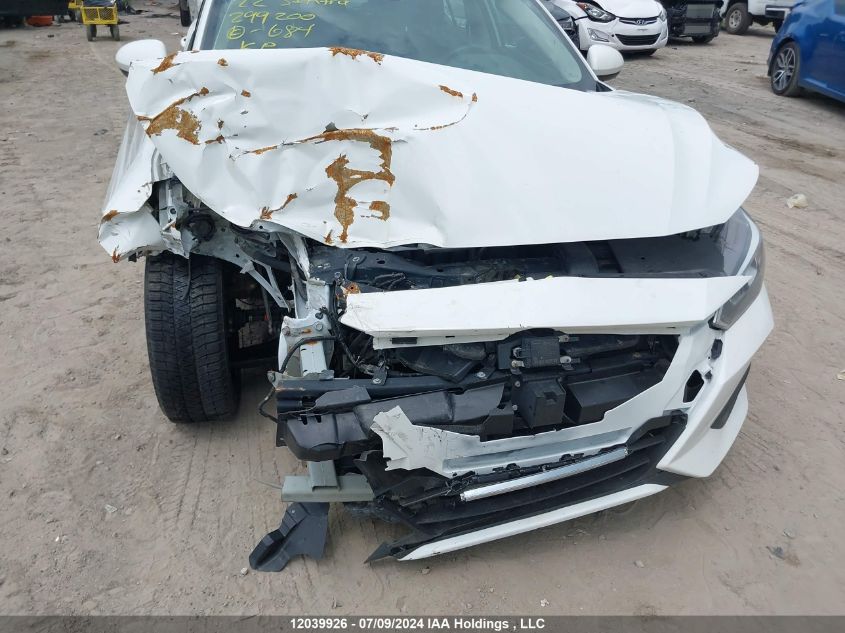 2022 Nissan Sentra VIN: 3N1AB8BV1NY299200 Lot: 12039926