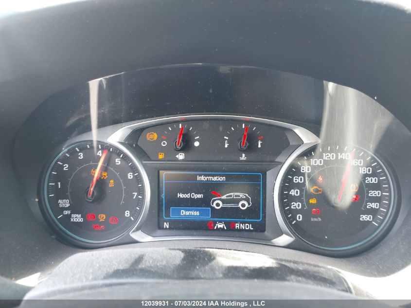 2021 Chevrolet Equinox VIN: 2GNAXUEV2M6122505 Lot: 12039931