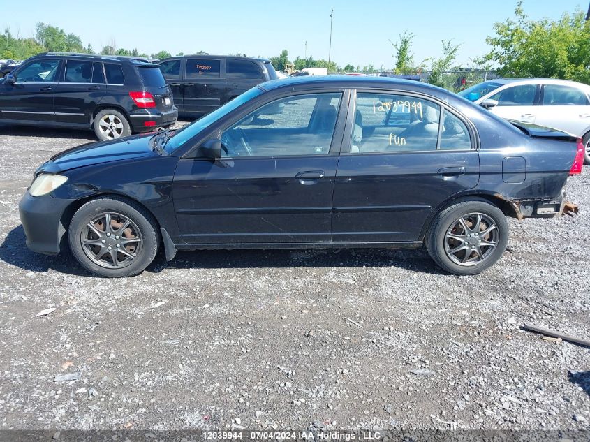 2004 Honda Civic VIN: 2HGES16614H929019 Lot: 12039944