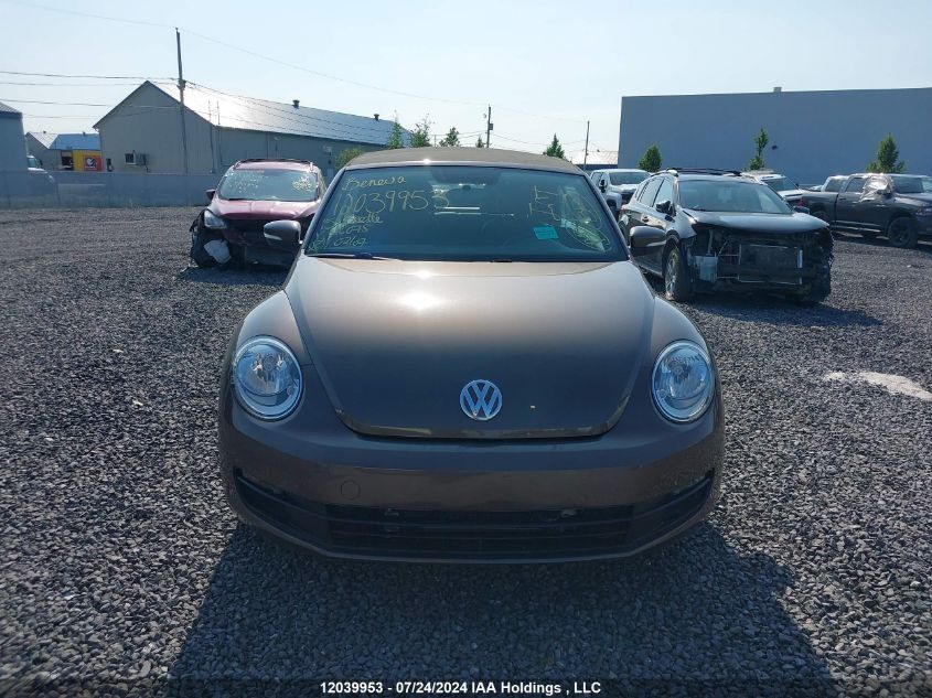 2015 Volkswagen Beetle 1.8T VIN: 3VW507AT8FM816075 Lot: 12039953