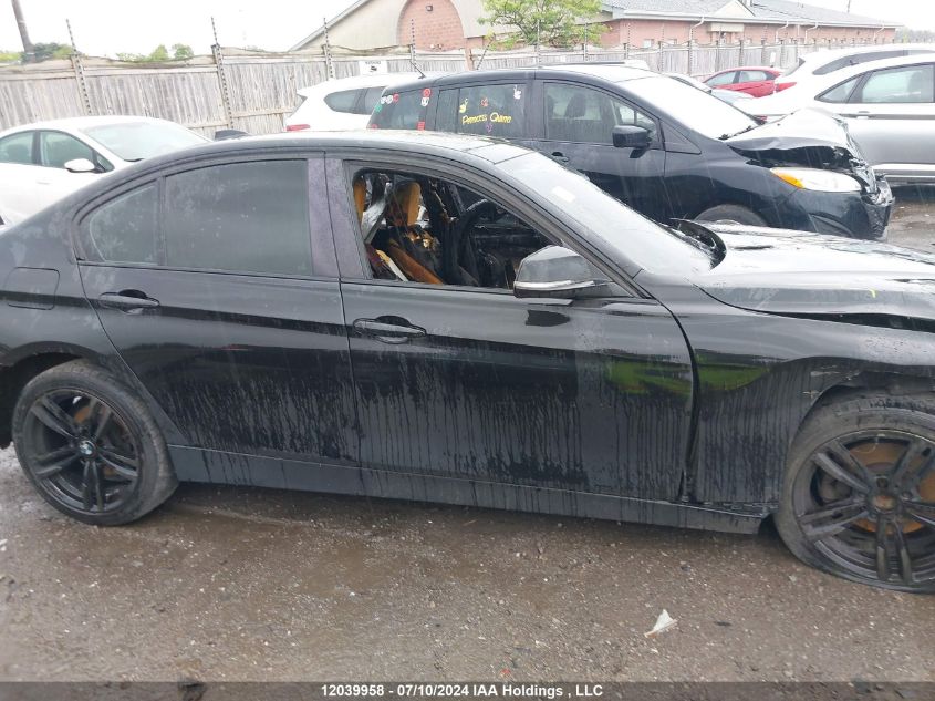 2014 BMW 3 Series VIN: WBA3D5C58EKX95782 Lot: 12039958