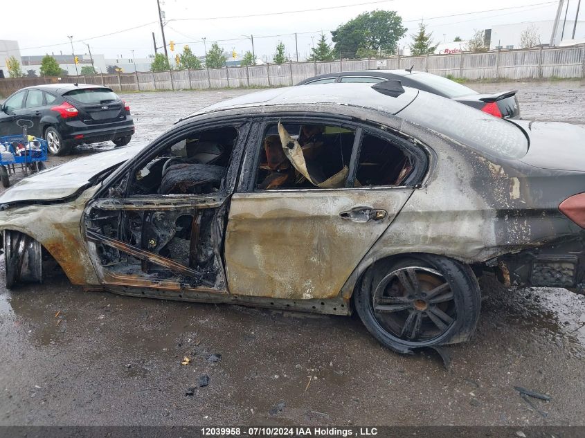 2014 BMW 3 Series VIN: WBA3D5C58EKX95782 Lot: 12039958