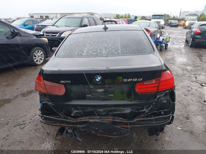 2014 BMW 3 Series VIN: WBA3D5C58EKX95782 Lot: 12039958