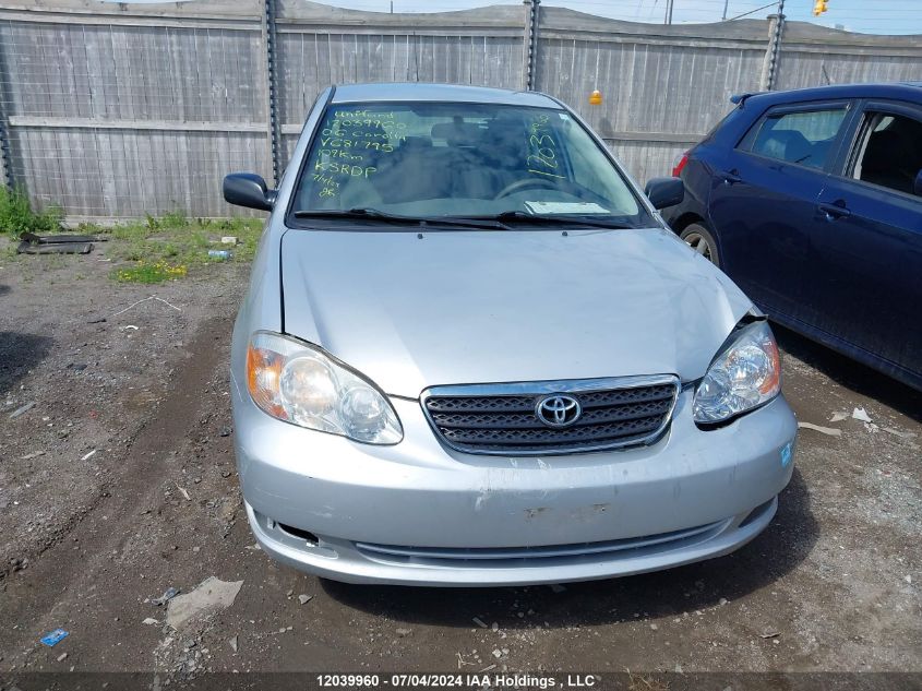 2006 Toyota Corolla Ce/Le/S VIN: 2T1BR32E56C681795 Lot: 12039960