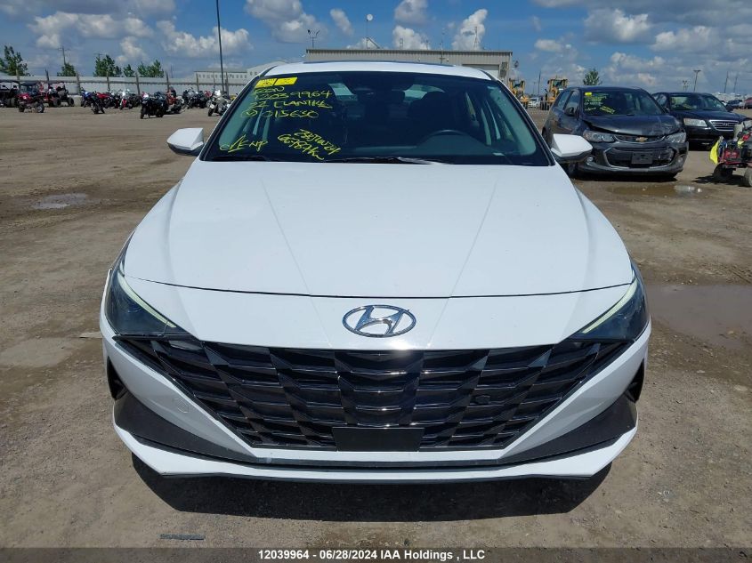 2022 Hyundai Elantra VIN: KMHLN4AJ6NU015630 Lot: 12039964