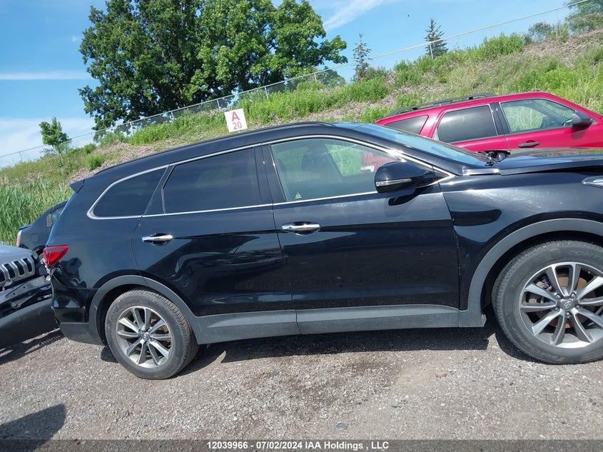 2017 Hyundai Santa Fe Se/Limited VIN: KM8SNDHF3HU180343 Lot: 12039966