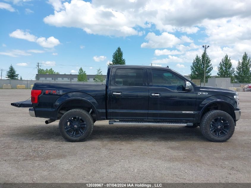 2018 Ford F150 Supercrew VIN: 1FTFW1E15JFD56099 Lot: 12039967