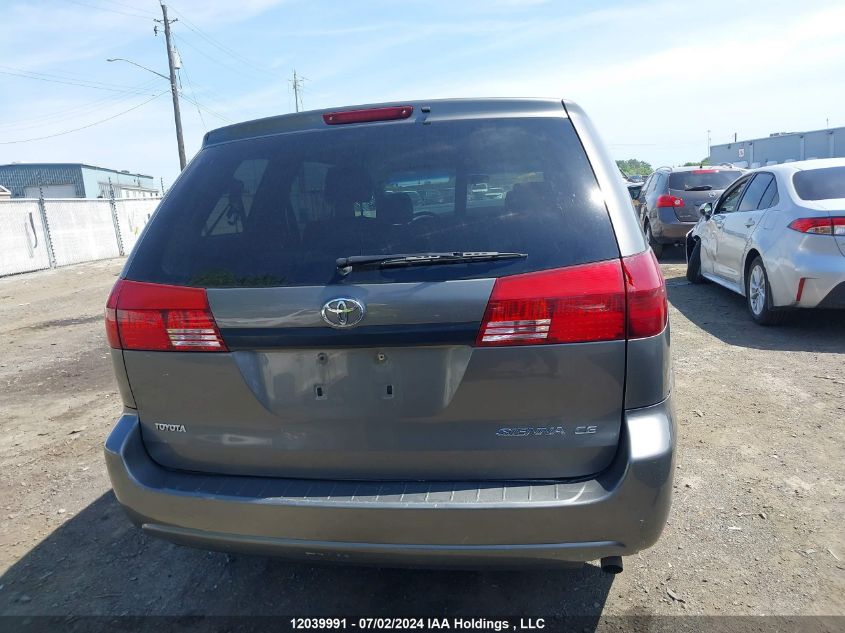 2005 Toyota Sienna Ce VIN: 5TDZA29C95S316434 Lot: 12039991