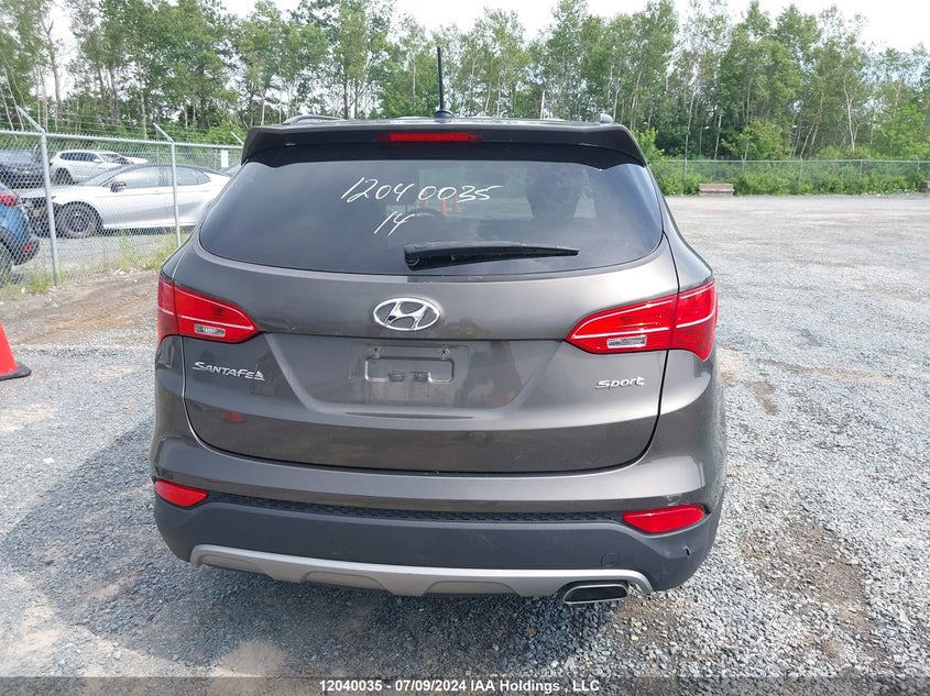 2014 Hyundai Santa Fe Sport VIN: 5XYZT3LB7EG139962 Lot: 12040035