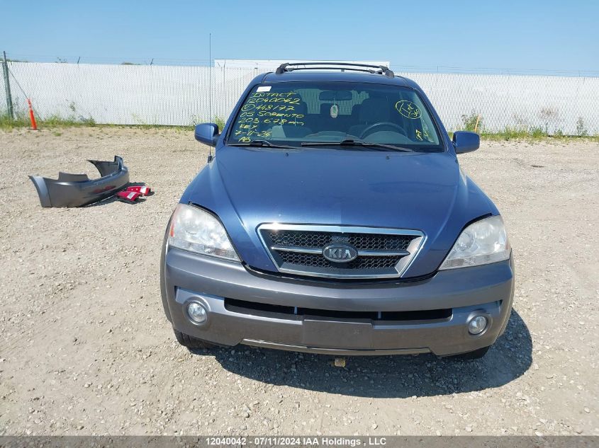 2005 Kia Sorento VIN: KNDJC733255448177 Lot: 12040042
