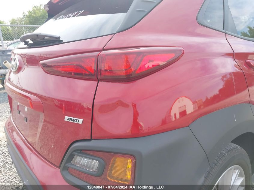 2020 Hyundai Kona Sel Plus VIN: KM8K6CAA9LU574637 Lot: 12040047