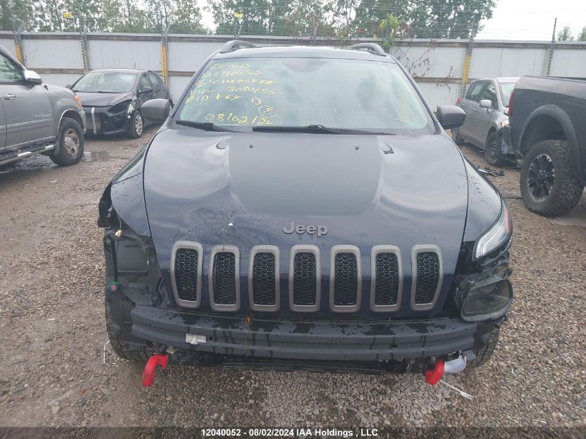 2016 Jeep Cherokee Trailhawk VIN: 1C4PJMBB1GW308450 Lot: 12040052