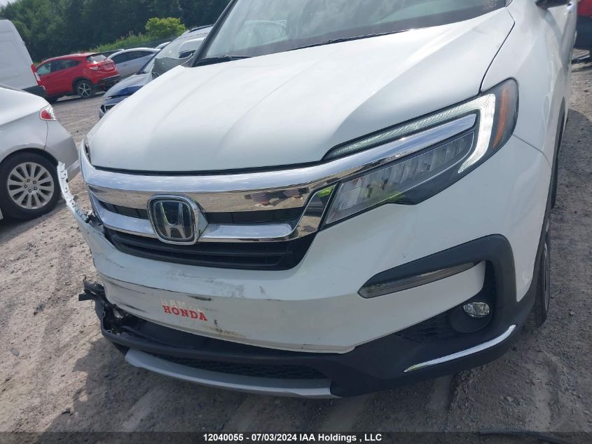 2021 Honda Pilot Touring VIN: 5FNYF6H64MB500280 Lot: 12040055