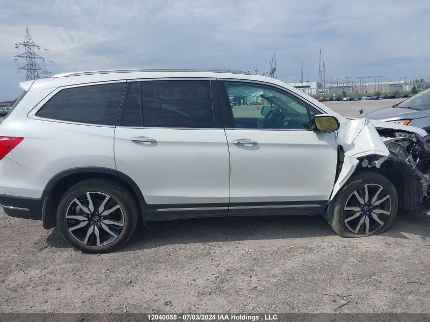 2021 Honda Pilot Touring VIN: 5FNYF6H64MB500280 Lot: 12040055