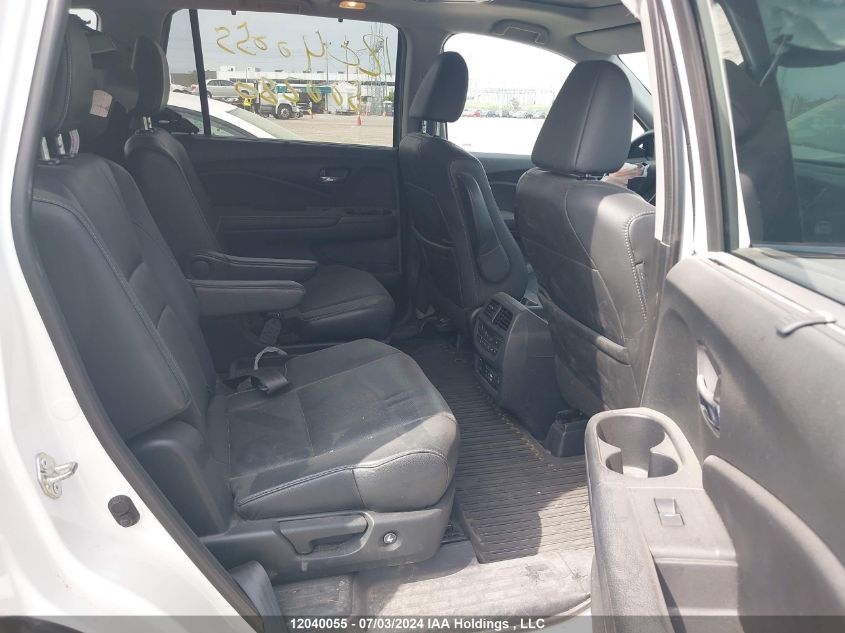 2021 Honda Pilot Touring VIN: 5FNYF6H64MB500280 Lot: 12040055