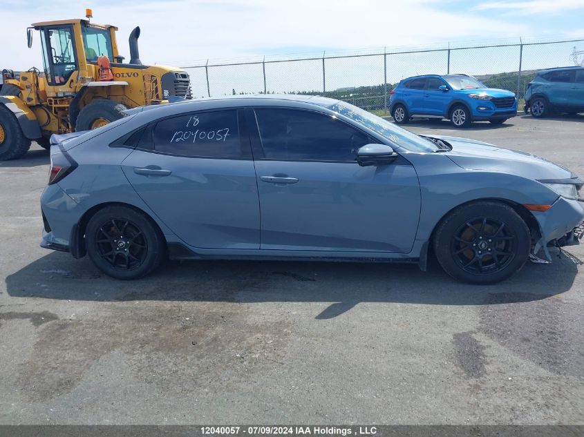 2018 Honda Civic Sport Touring VIN: SHHFK7H93JU307969 Lot: 12040057