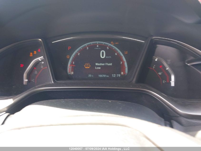 2018 Honda Civic Sport Touring VIN: SHHFK7H93JU307969 Lot: 12040057